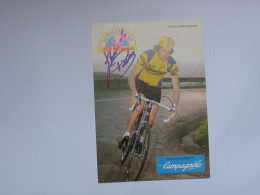 Cyclisme  -  Autographe - Carte Signée Piero Ghibaudo - Ciclismo