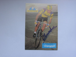 Cyclisme  -  Autographe - Carte Signée Dario Mariuzzo - Cyclisme
