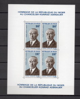 NIGER  BLOC   N° 5    NEUF SANS CHARNIERE  COTE 11.00€    ADENAUER - Niger (1960-...)