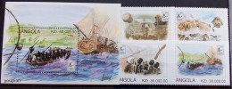 Angola 1996, Slave Transport, MNH S/S And Stamps Set - Angola