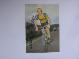Cyclisme  -  Autographe - Carte Signée Salvatore Maccali - Wielrennen