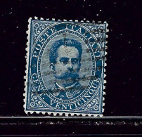 ITALY, 1879, RE UMBERTO CENT 25, USED VF - Oblitérés