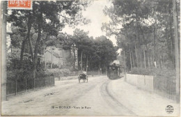 C. P. A. : 17 : ROYAN : Vers Le Parc, Train Tramway, Animé, Timbre En 1911 - Royan