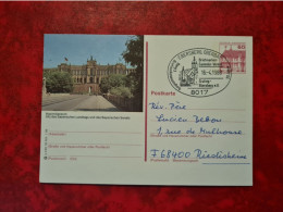 Lettre ALLEMAGNE 1988 CARTE ENTIER MAXIMILIANEUM CACHET EBERSBERG OBERBAY BRIEFMARKENAUSSTELLUNG - Other & Unclassified