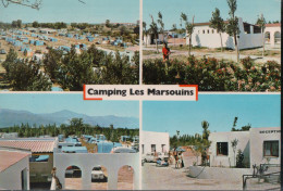 Cpsm 66 Argelès Sur Mer Camping "Les Marsouins" - Argeles Sur Mer