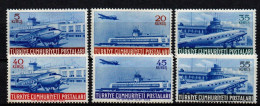 Türkei 1954 - Mi.Nr. 1404 - 1409 - Postfrisch MNH - Flugzeuge Airplanes - Vliegtuigen