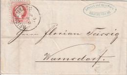 Autriche Lettre Reichenberg 1876 - Briefe U. Dokumente