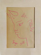 Dessin Portrait D'après Cocteau - Tekeningen