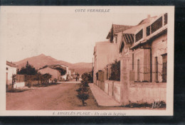 Cpa 66 Argelès Plage Un Coin De La Plage - Argeles Sur Mer