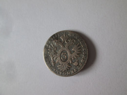 Rare Year! Austria 3 Kreuzer 1835  A  Ancien Bouton Argente Piece/Former Silver Button Coin - Austria