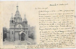 CPA Paris Eglise Russe - Distretto: 08