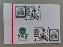 Österreich Pro Juventute - Mit Sonderstempel 27. 1. 1986 Lienz, 26. SKI Meeting Interbancario Europeo 1986 (Nr.1829) - Other & Unclassified