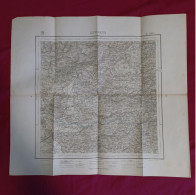 Carta Geografica Lubiana - Scala Chilometrica Di 1 A 100.000. - Geographical Maps