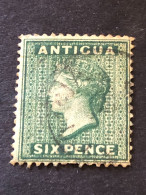 ANTIGUA  SG 29  1s Green  Wmk CA  CV £120 - 1858-1960 Colonia Britannica
