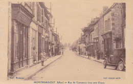 Cpa 03 Montmarault Rue Du Commerce - Autres & Non Classés