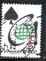 DANEMARK DANMARK DENMARK DANIMARCA 1994 CONSERVATION CO2 5k USED USATO OBLITERE' - Used Stamps