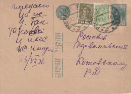 Russie Entier Postal 1936 - Briefe U. Dokumente
