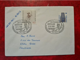 Lettre ALLEMAGNE 1988 SINDELFINGEN MOTIVA 88 JEAN MONNET AUSSTELLUNG - Andere & Zonder Classificatie