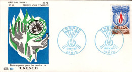 FDC 1971 UNESCO - 1970-1979