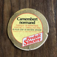 Camembert Normand - Produit Sincere - Autres & Non Classés