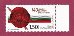 Bulgaria, 2019- 140 Years Of Bulgarian Diplomacy.NewNH - Neufs