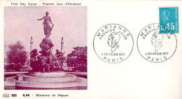 FDC 1971 BEQUET - 1970-1979