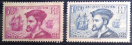 FRANCE                           N° 296/297                    NEUF*          Cote : 82 € - Unused Stamps