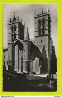 34 MONTPELLIER N°361 La Cathédrale Saint Pierre Voiture Ancienne Marque ? VOIR DOS Et Flamme En 1960 - Montpellier