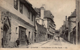 29 , Cpa  QUIMPER , 63 , Vieilles Maisons De La Rue Royales  (15493) - Quimper
