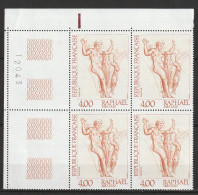 N° 2264 Série Artistique: Raphaêl : Beau Bloc De 4 Timbres Neuf Impeccable - Unused Stamps
