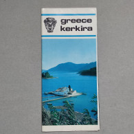 KERKIRA / GREECE, Vintage Tourism Brochure, Prospect, Guide (pro3) - Dépliants Touristiques