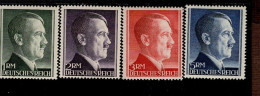 Deutsches Reich 799 - 802 B  A. Hitler MNH Postfrisch ** Neuf - Unused Stamps