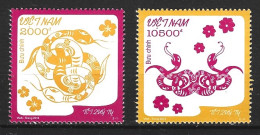 VIET NAM. N°2429-30 De 2012. Année Lunaire Du Serpent. - Chinees Nieuwjaar