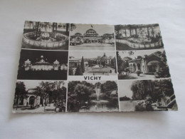 VICHY  ( 03 Allier ) MULTIVUES 9 BELLES VUES DIFFERENTES DONT ANIMEES 1964 - Vichy