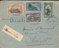 BELGIAN CONGO LETTRE DE PA EN RECOMMANDE DE COQUILHATVILLE 17.04.29 VERS PARIS - Cartas & Documentos