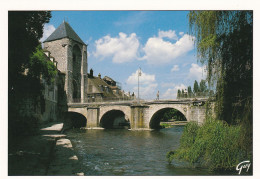 77, Moret Sur Loing, Le Pont Et La Porte De Bourgogne - Moret Sur Loing