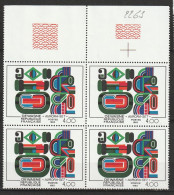 N° 2263 Série Création Philatélique: Jean Dewasne : Beau Bloc De 4 Timbres Neuf Impeccable - Unused Stamps