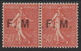 YT FM N° 6a+6b Se Tenant - Neufs ** - MNH - Cote 140,00 € - - Sellos De Franquicias Militares