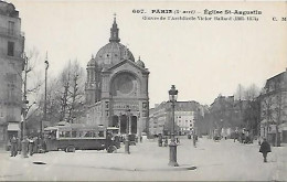 CPA Paris Eglise Saint-Augustin Oeuvre De L'Architecte Victor Baltard - District 08