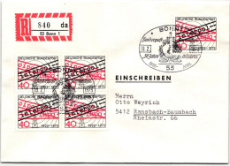 BRD Bund 759 Auf Brief Als Mehrfachfrankatur Vom Ersttag #NH051 - Sonstige & Ohne Zuordnung