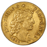 Louis XIV - Louis D’or à La Tête Nue – 1668 A PARIS - Otros – Europa