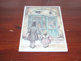 76453-               ILLUSTRATOR ANTON PIECK - CA. 11,5 X 16,5 CM. DOUBLE CARD - Pieck, Anton