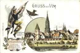 Gruss Aus Ulm - Litho - Ulm