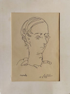 Dessin Portrait De Manolo D'après Picasso - Drawings