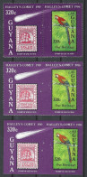 Giyana 1986 Halley's Comet  Parrot  Ship Complete Issue / ** - Guyana (1966-...)