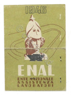 Tessera ENAL Ente Nazionale Assistenza Lavoratori - 1946 - Zonder Classificatie
