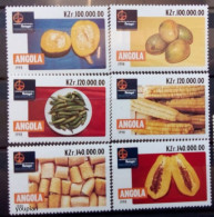 Angola 1998, Fruits And Vegetables, MNH Stamps Set - Angola