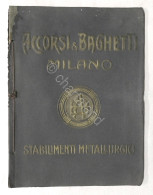 Catalogo Stabilimenti Metallurgici Accorsi & Baghetti - Milano - Anni '20 - Andere & Zonder Classificatie