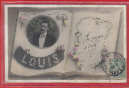 Carte Postale Prénom  Louis   Très Beau Plan - Firstnames