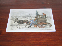 76458-               ILLUSTRATOR ANTON PIECK - CA. 11,5 X 16,5 CM. DOUBLE CARD - Pieck, Anton